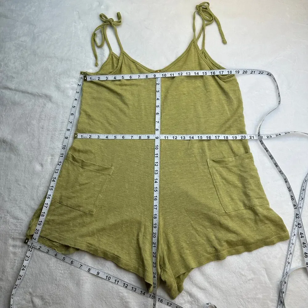 Jungmaven Sespe Short Romper Size Small Margarita Green 100% Hemp NWT - Picture 5 of 16